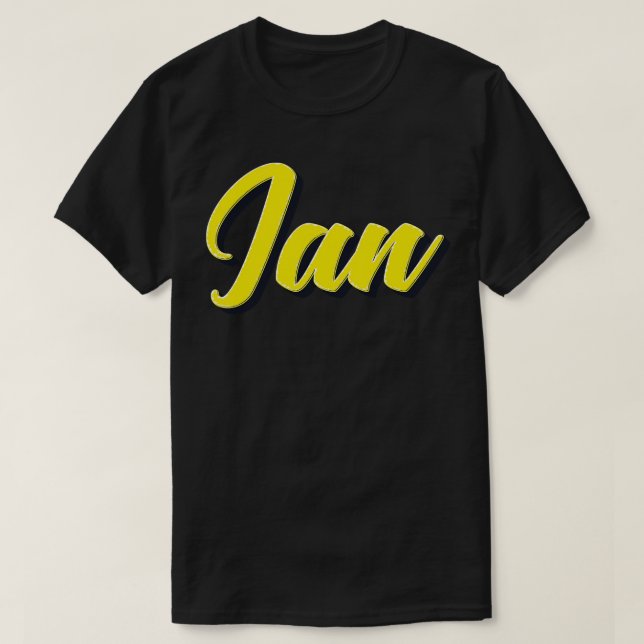 Ian 3 T-Shirt (Design Front)