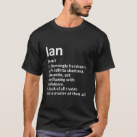 IAN Definition Personalized Name Funny Birthday Gi