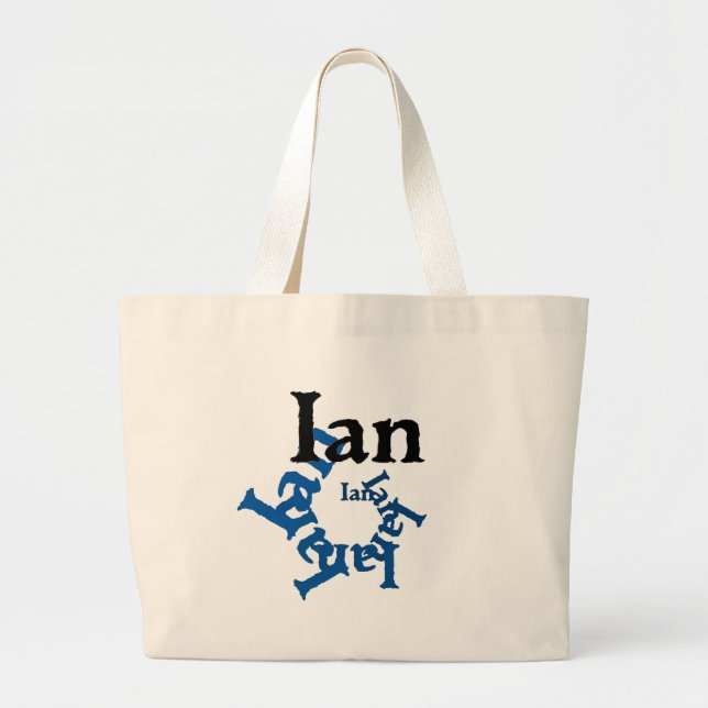 Ian Large Tote Bag (Front)