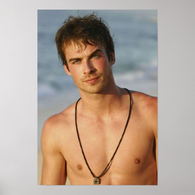 Ian Somerhalder Shirtless Poster (Front)