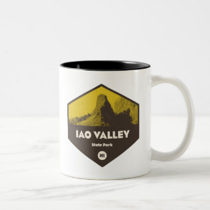 Iao Valley State Park Hawaii Two-Tone Coffee Mug