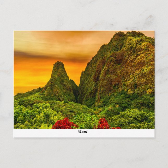 Iao Valley State Park Postcard (Front)