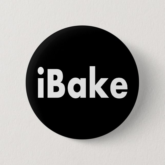 iBake 6 Cm Round Badge (Front)