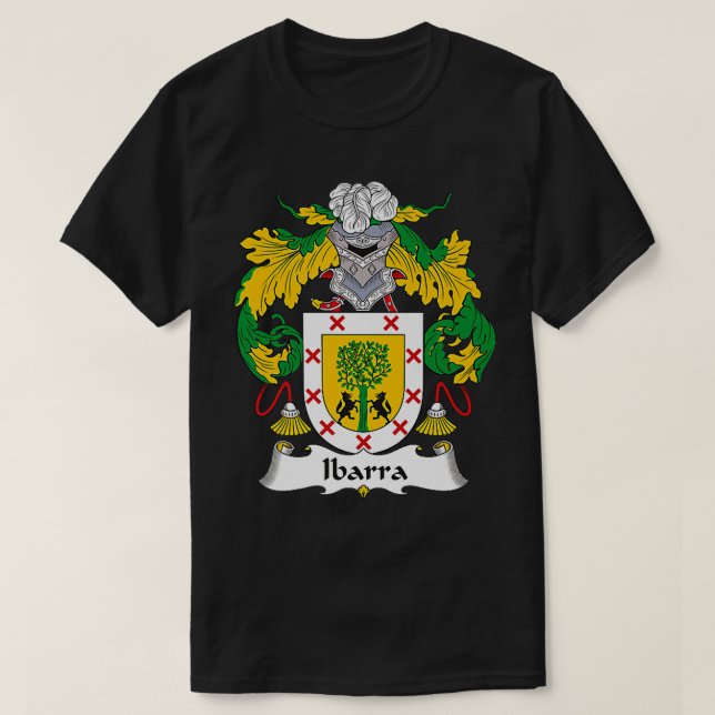Ibarra Coat of Arms  Family Crest Premium  T-Shirt (Design Front)