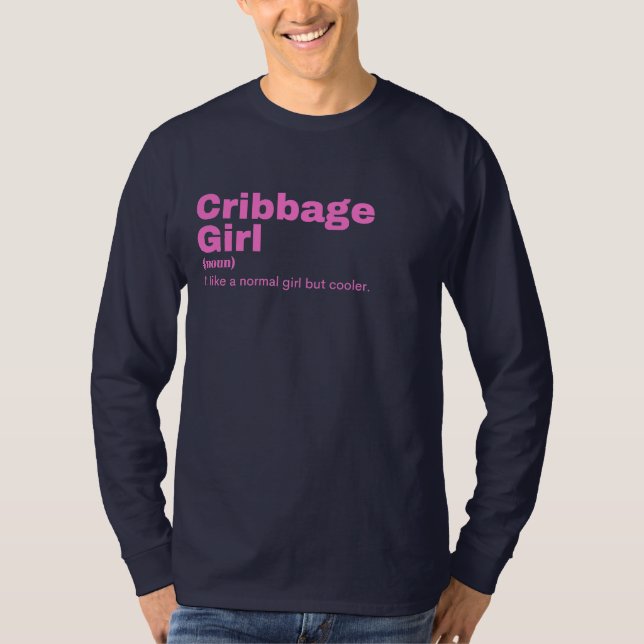 ibbage Girl - Cribbage T-Shirt (Front)