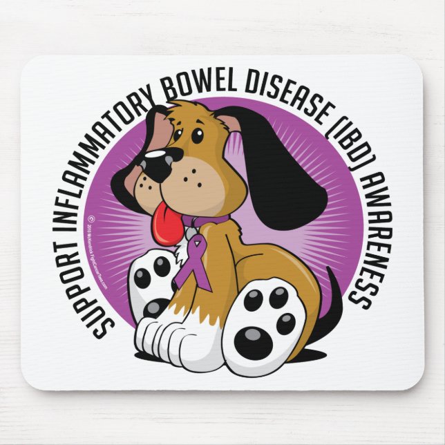 IBD Dog Mouse Mat (Front)