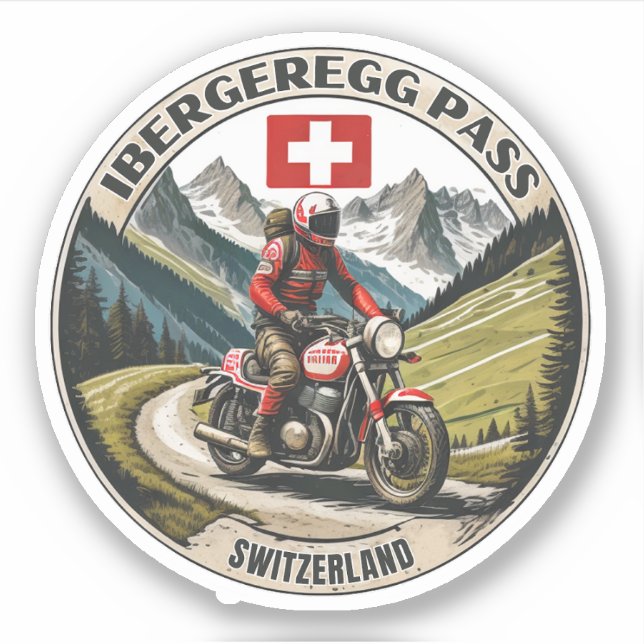 Ibergeregg Pass swiss–alps motorcycle tour (Front)