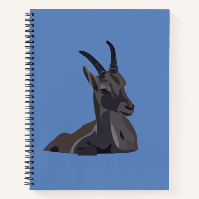 Ibex Animal Goat Notebook (Front)
