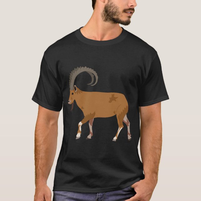 Ibex goat T-Shirt (Front)