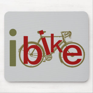 ibike ~ love cycling mouse mat