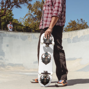 Ibis Bird Steampunk Design, Skateboard