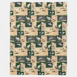 Ibis Photo Collage, Fleece Blanket
