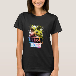Ibiza 2025 Colourful  Team Vacation T-Shirt