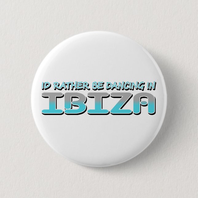 IBIZA 6 CM ROUND BADGE (Front)