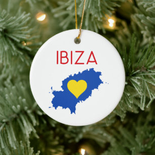 Ibiza Ceramic Tree Decoration