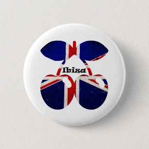 Ibiza Cherries 6 Cm Round Badge