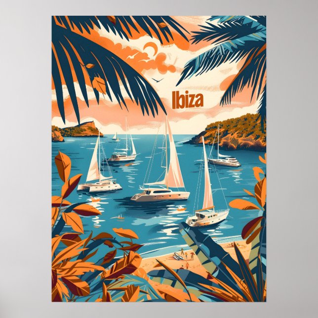 Ibiza Coast Poster (Front)
