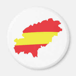 Ibiza contour flag icon magnet