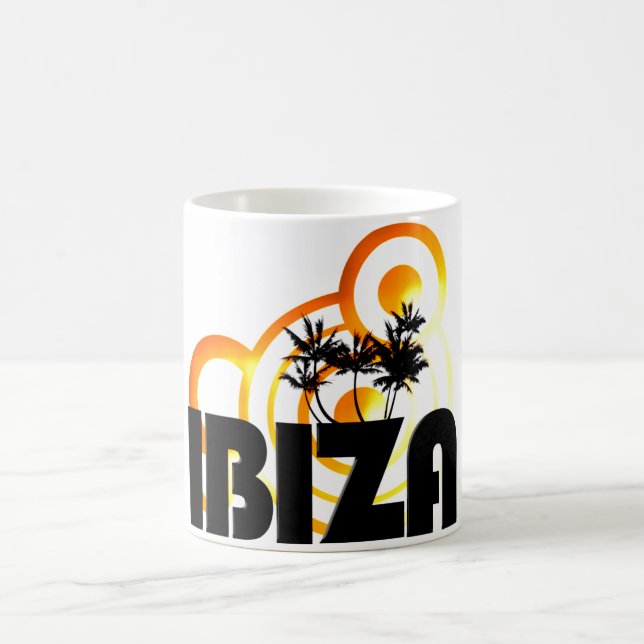 ibiza dj holiday sunset cup or mug (Center)