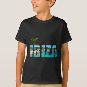 Ibiza espana beach palm tree party destination T-Shirt