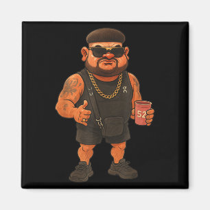 Ibiza Final Boss Meme Funny Holiday Haircut Jokes  Magnet