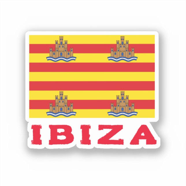 Ibiza Flag, SPAIN (Front)