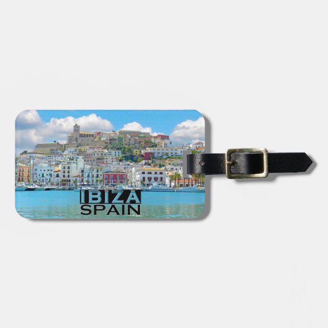 Ibiza Luggage Tag (Front Horizontal)