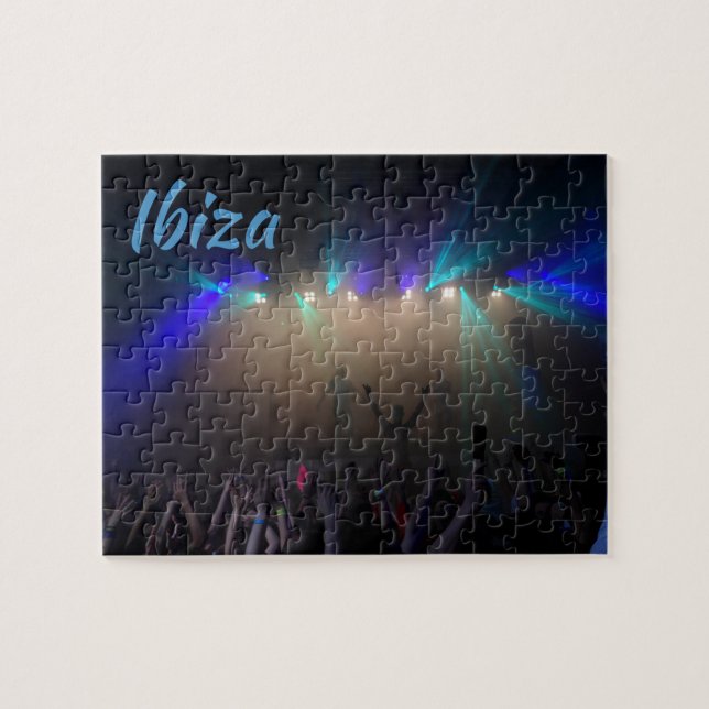 Ibiza Nightclub Music DJ Photo Jigsaw Puzzle (Horizontal)