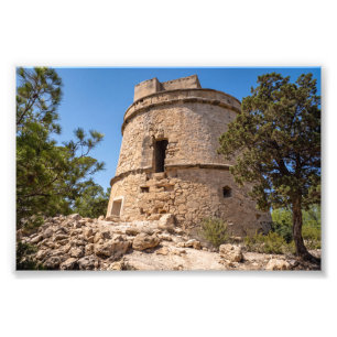 Ibiza Pirate Tower Near Portinatx Photo Print