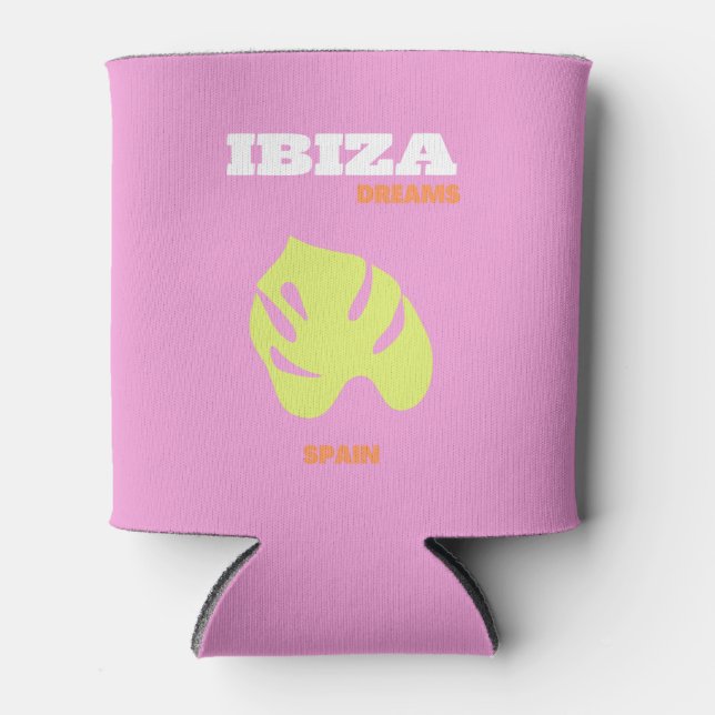 Ibiza, Preppy, Preppy Room, Pink Can Cooler (Front)
