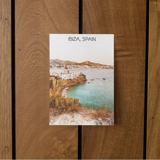 Ibiza Spain Baleares Island Scenery Postcard (ibiza spain baleares island postcard)
