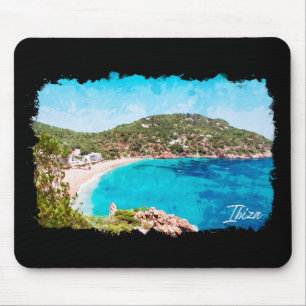 Ibiza Spain Beach Landscape Travel Mouse Mat