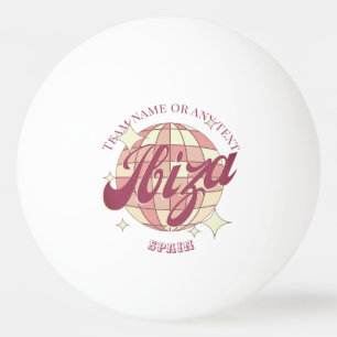 Ibiza Spain City table tennis  Ping Pong Ball
