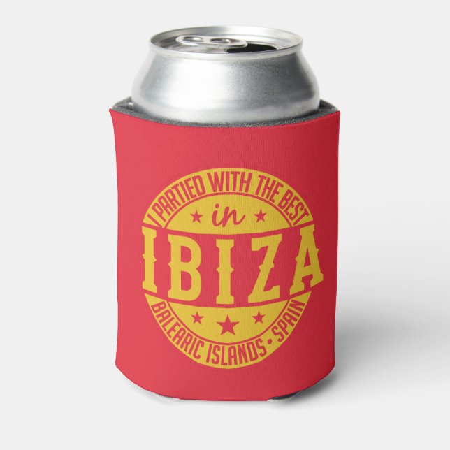 IBIZA Spain custom drink cooler (Can Back)