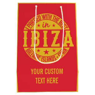 IBIZA Spain custom gift bags