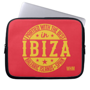 IBIZA Spain custom monogram laptop sleeves