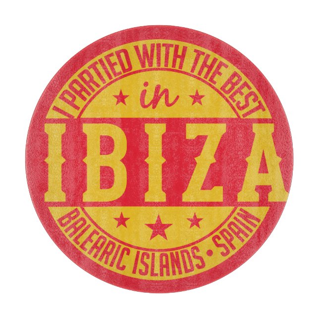 IBIZA Spain cutting board (Front)