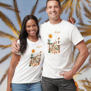 Ibiza Spain Eivissa white city T-Shirt