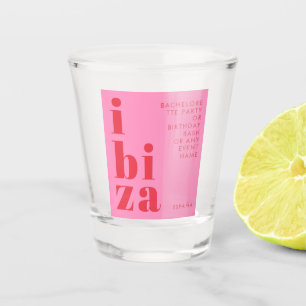 Ibiza Spain España party Shot glass