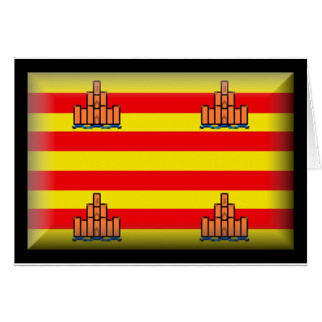 Ibiza Spain Flag (Front Horizontal)