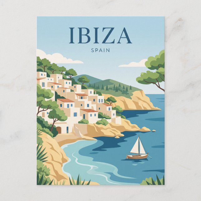 Ibiza Spain Postcard (Front)