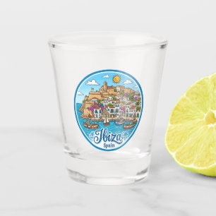Ibiza Spain Shot Glass