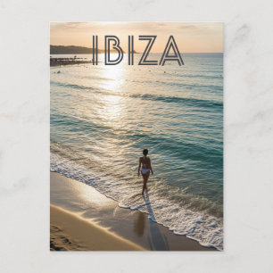 Ibiza Spain Travel Postcard