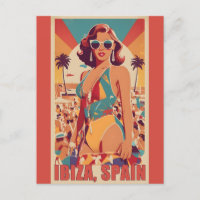 Ibiza, Spain Travel Poster