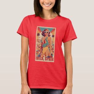 Ibiza, Spain Travel Poster T-Shirt