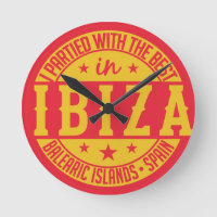 IBIZA Spain wall clock