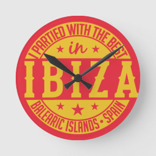 IBIZA Spain wall clock