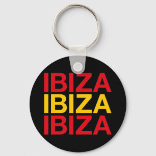 IBIZA Spanish Flag Key Ring