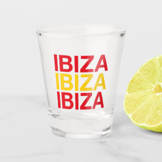 IBIZA Spanish Flag Shot Glass