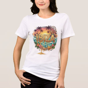 Ibiza Sunset Paradise Tri-Blend Shirt
